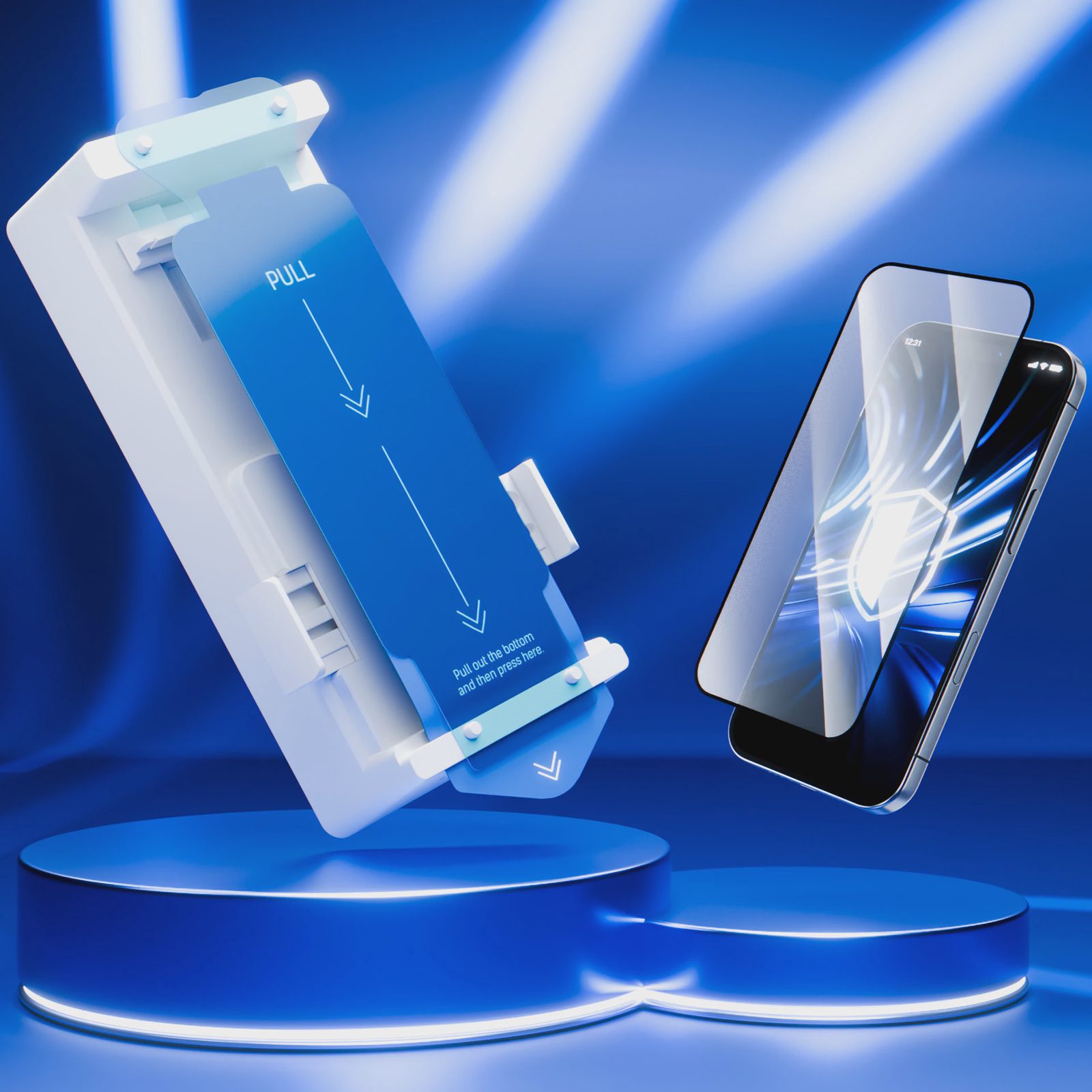 3mk Expert Glass Protection™ härdat glas med appliceringsverktyg för Samsung Galaxy A15 5G, bild 4
