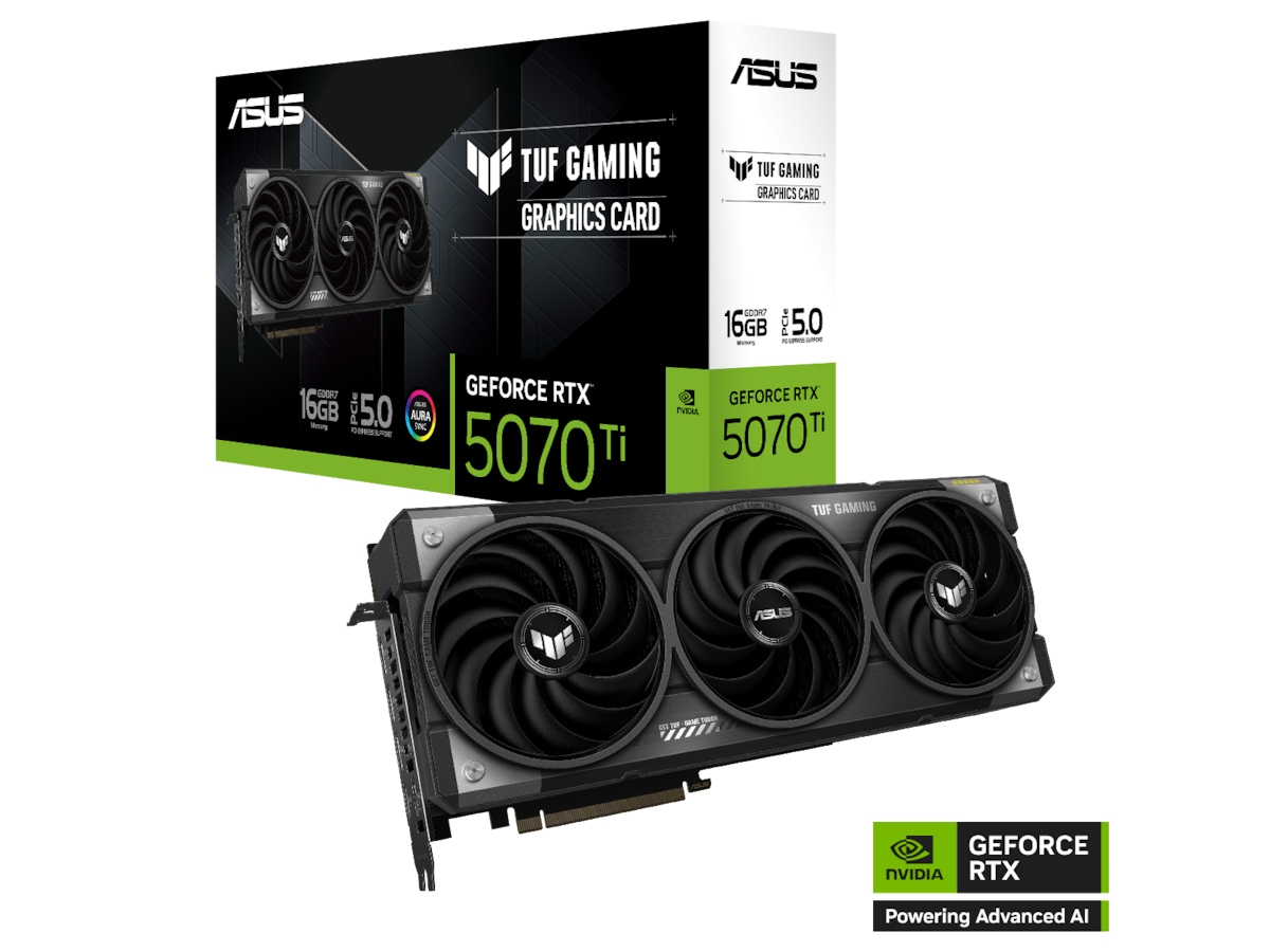 ASUS GeForce RTX 5070 Ti 16GB TUF OC grafikkort