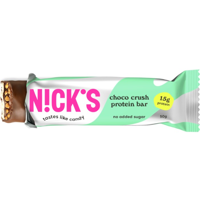 NICK'S Protein bar choco crush 50 g