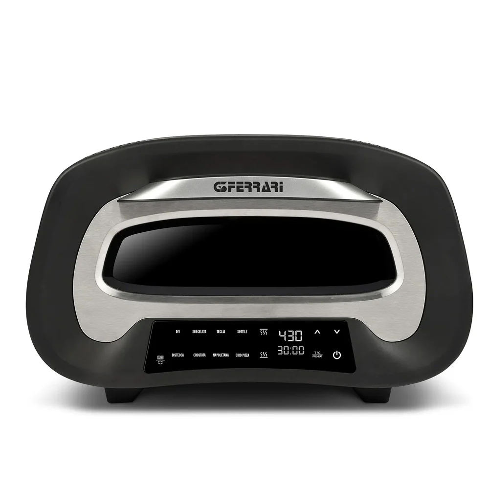 G3 Ferrari Pronto Pizza 2 minuti, 1 pizza/pizzor, Svart, Silver, Rostfritt stål, 430 ° C, 80 - 430 ° C, Sten