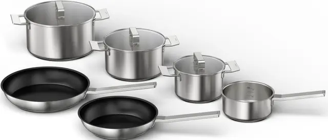 Bosch Kastrull & Stekpanna set Pro Induction HEZ9SE060 (6 delar)