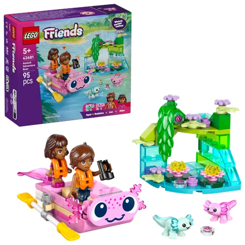 LEGO Friends Äventyrsbåt med axolotler 42681
