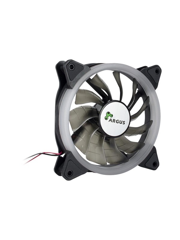 Inter-Tech Argus RS-051 RGB - Chassi fläkt - 120mm - Svart