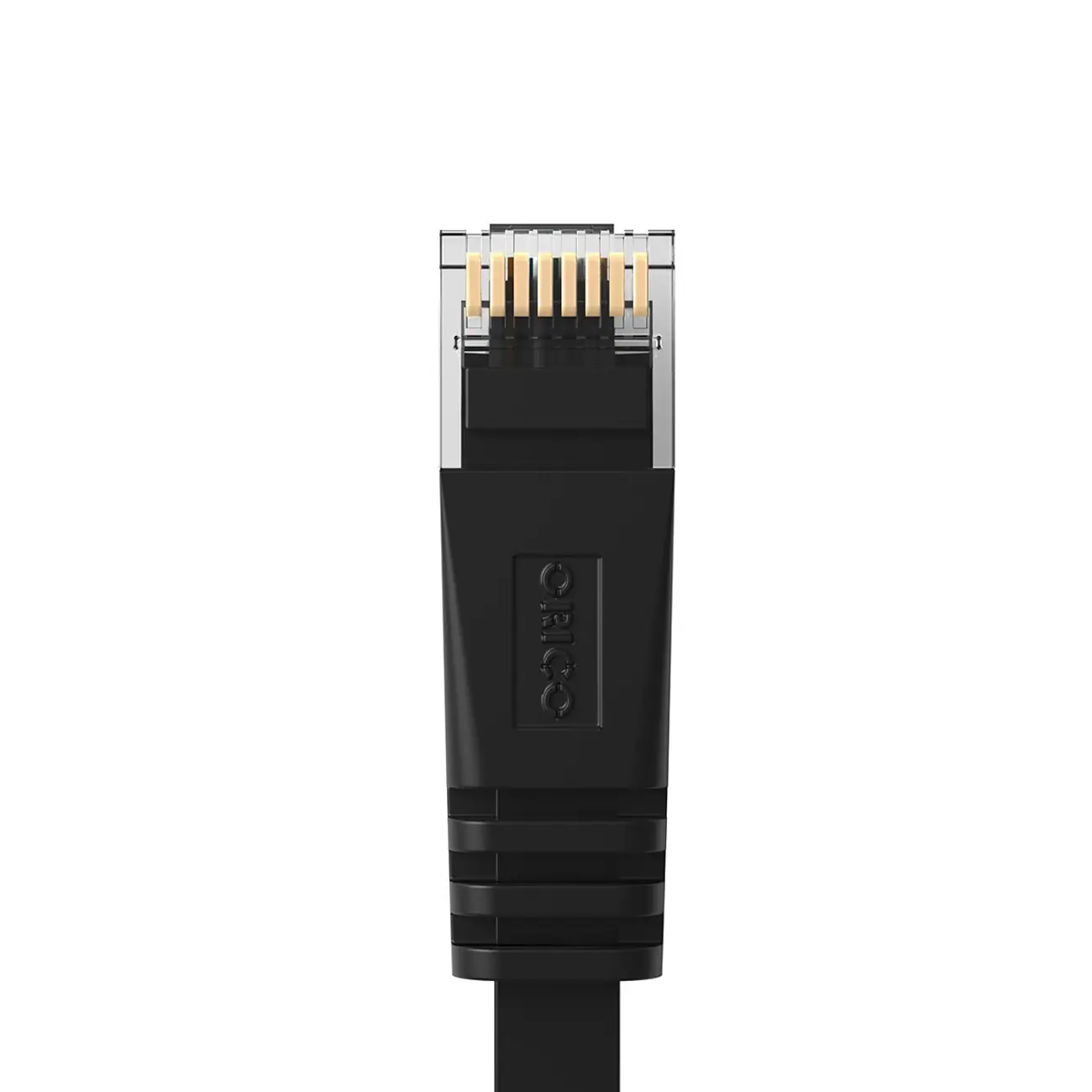 Orico PUG-C6B CAT6 1000 Mbps RJ45 Ethernet-nätverkskabel, platt LAN-kabel, 5 m – svart, bild 4