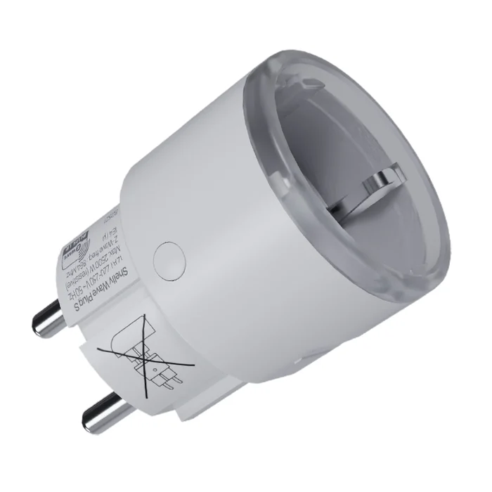 Shelly Wave Plug S LR – smart Z-Wave-plugg med energimätning Vit