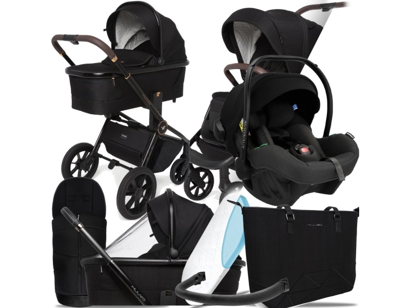 Muuvo Quick SE2 2-i-1-barnvagn, Sunset Black, MQ.SE2.0-W2W1-SUNSET BLAC