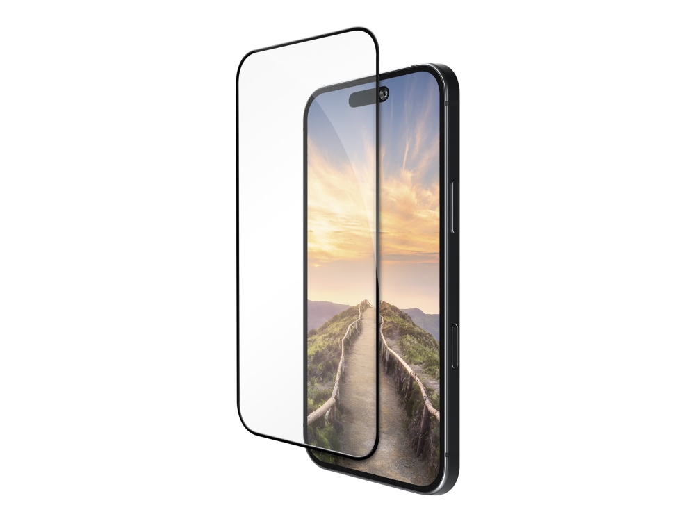 dbramante1928 eco-shield iPhone 17/16 Pro Black Edge skärmskydd