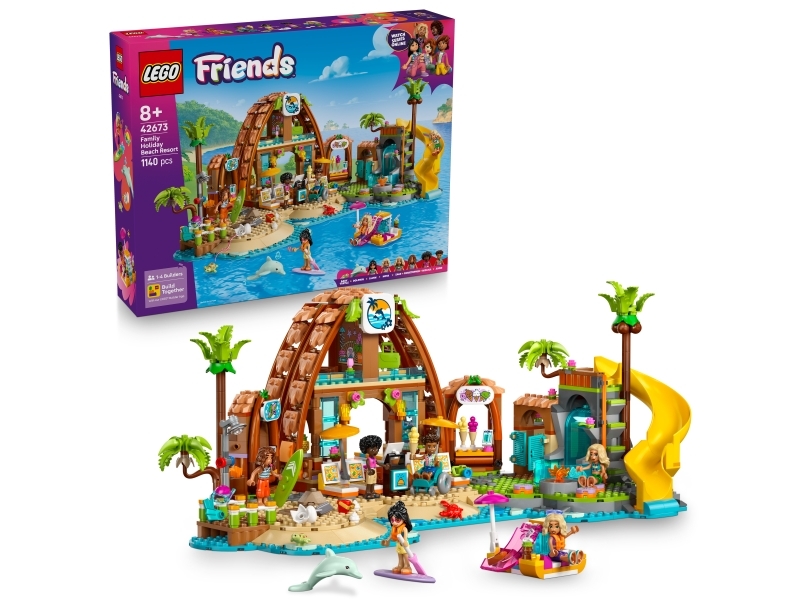 LEGO Friends Familjesemester på strandresort 42673, bild 4