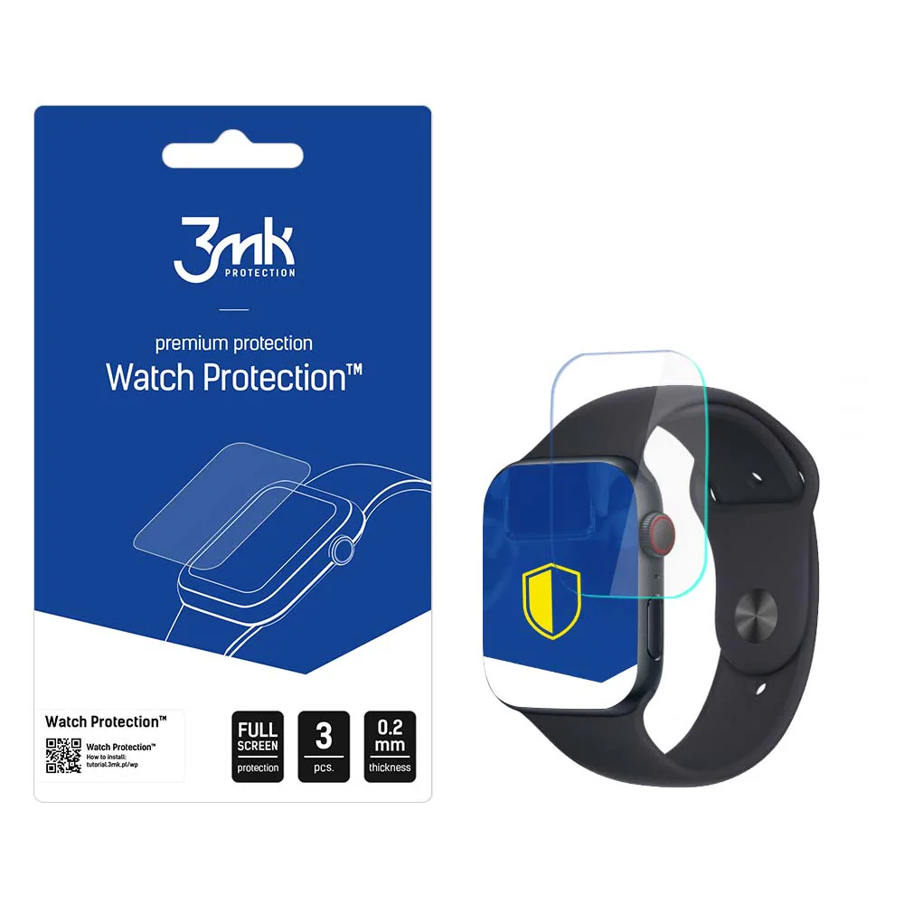3mk Watch Protection™ v. ARC+ skyddsfilm för Apple Watch SE2 44 mm