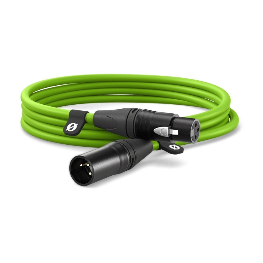 RØDE XLR-kabel 3 m, grön