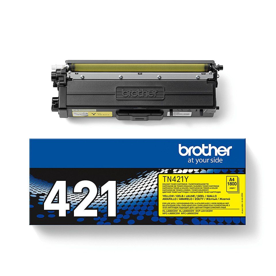 Brother toner TN421Y Gul, bild 2