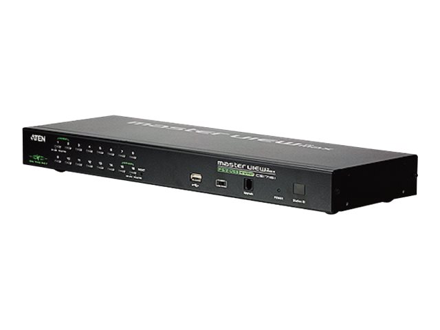 ATEN KVM over IP CS1716i - Omkopplare för tangentbord/video/mus - 16 x KVM port(s) - 1 lokal användare - 32 IP-användare - skrivbordsmodell, rackmonterbar