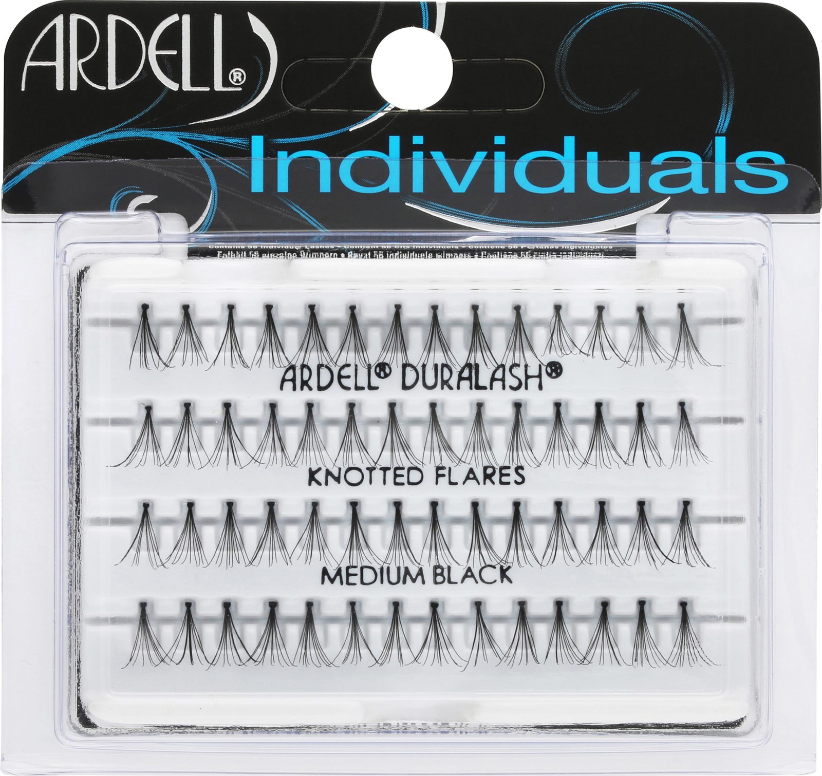 ARDELL INDIVIDUELLA LÖSFRANSAR Duralash Individual Knotted Flare Medium Black Duralash Individual Knotted Flare Medium Black