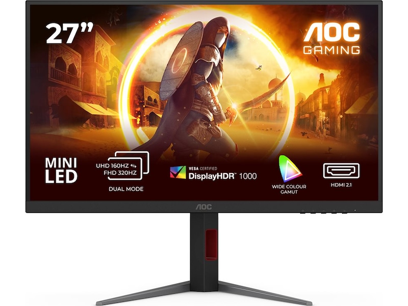 AOC Gaming U27G4XM 27" - 3840x2160 Mini LED 160Hz, bild 5