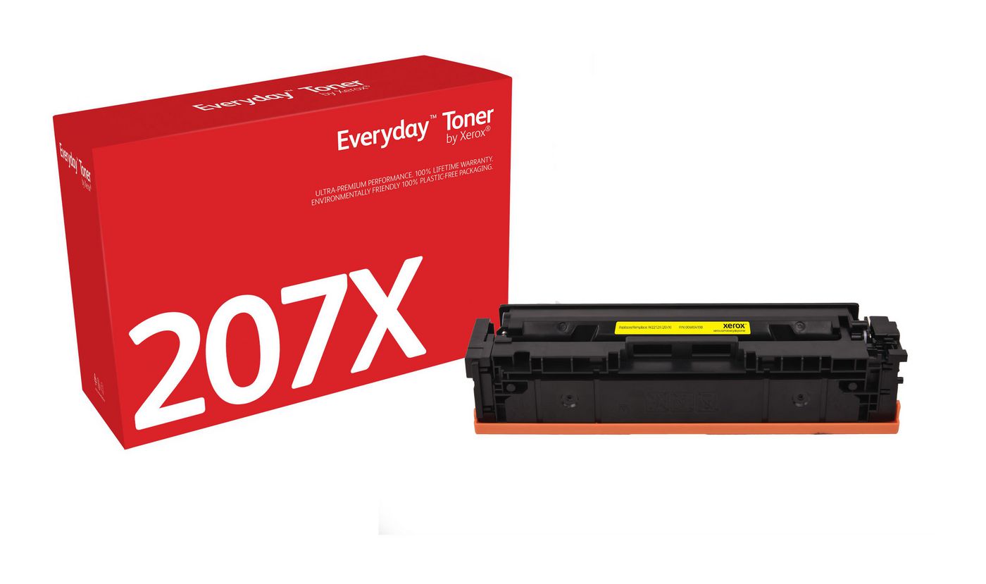 Xerox gul tonerkassett Hp 207x, bild 2