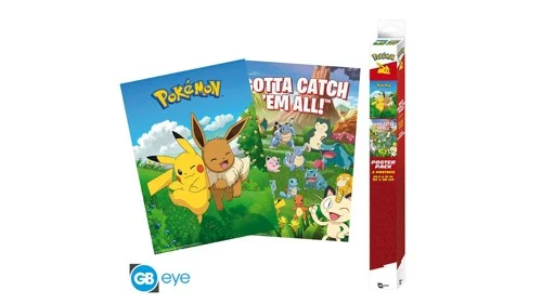 Pokemon Enviroment Posters 2-Pack (52*38cm), bild 3