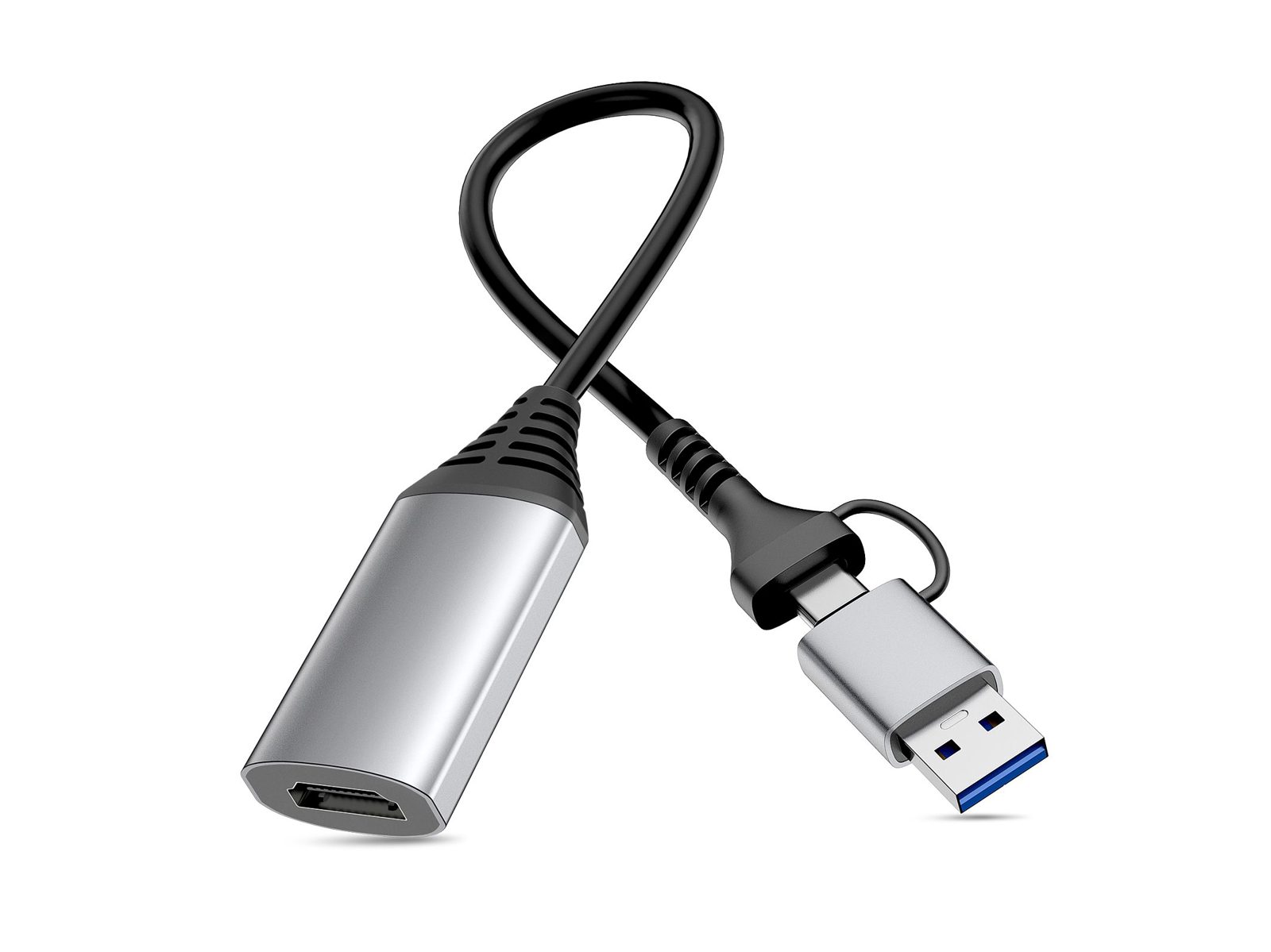 Equip 133498, USB Type-A, USB Type-C, HDMI-utgång, 1920 x 1080 pixlar