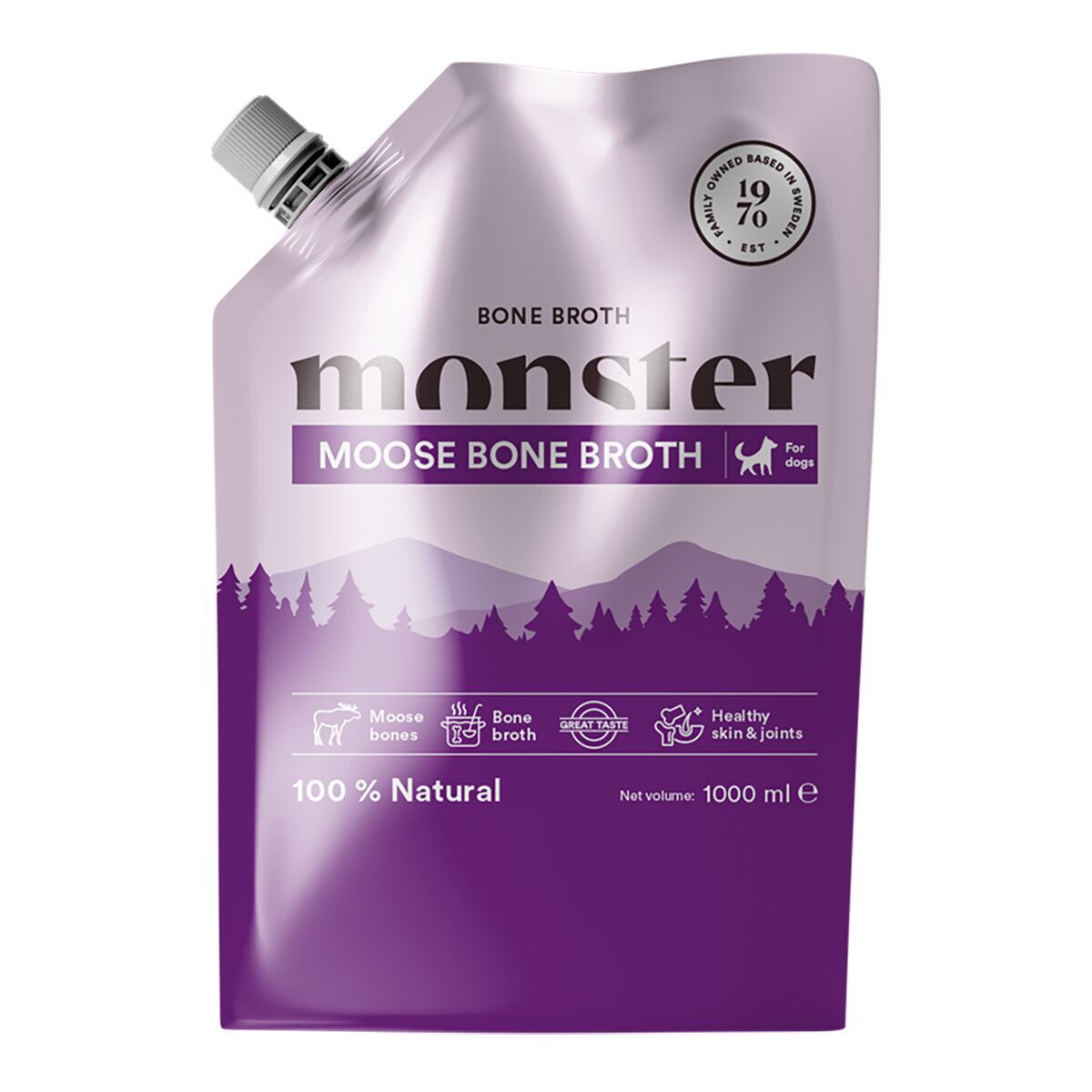 Monster Bone Broth Moose 1000ml