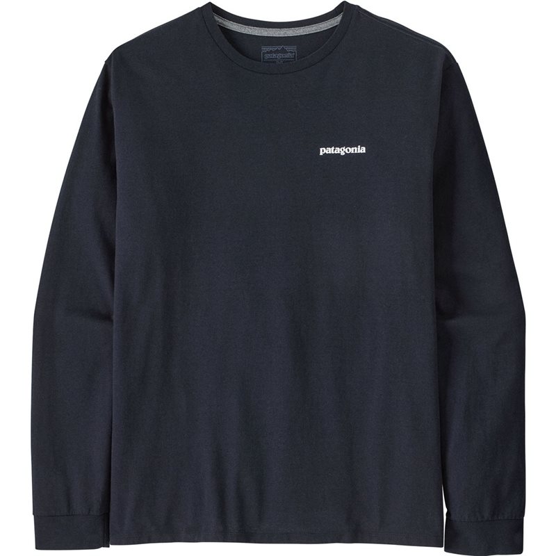 Patagonia M's L/S P-6 Logo Responsibili-Tee New Navy - S