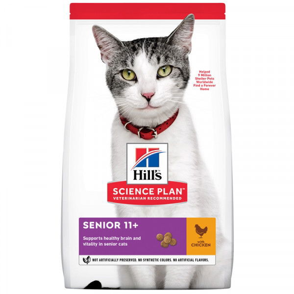 Hill's Science Plan Cat Senior 11+ Chicken 1,5 kg