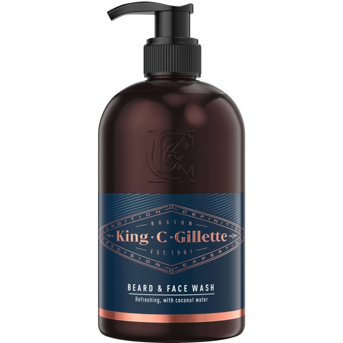 King C. Gillette 3in1 Beard, Face & Hair Wash 350 ml, bild 2
