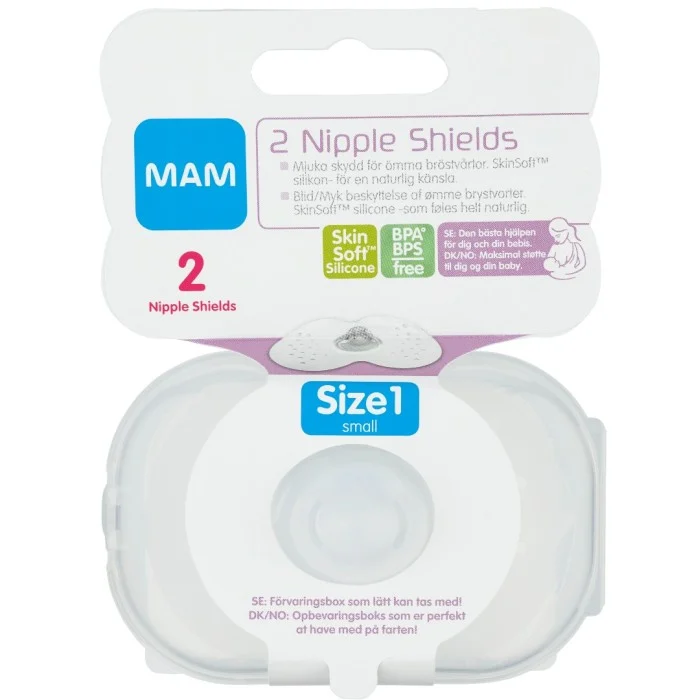 MAM Nipple Shields Small, 2 st, bild 2