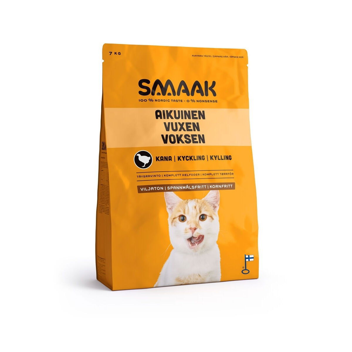 SMAAK Cat Adult Grain Free Kyckling 7kg