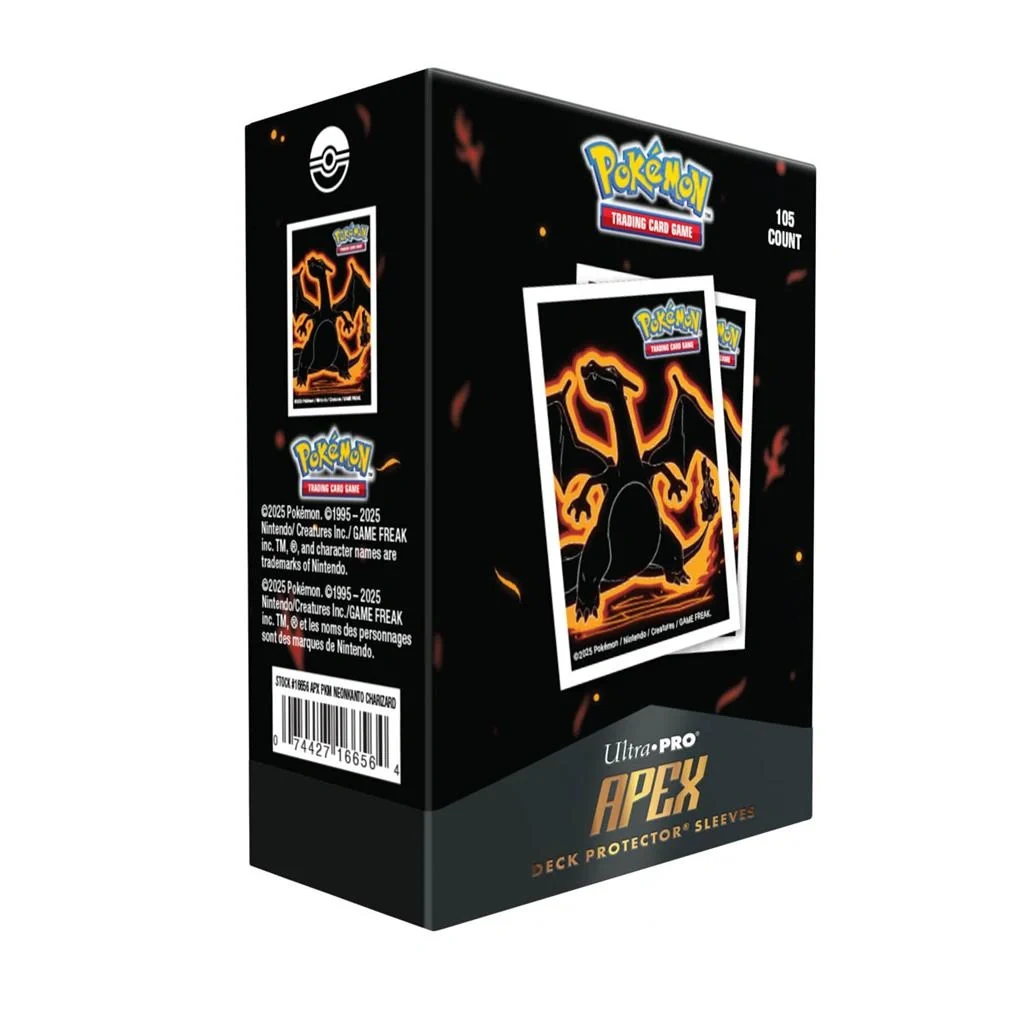 Pokemon Neon Kanto Charizard Apex Sleeves