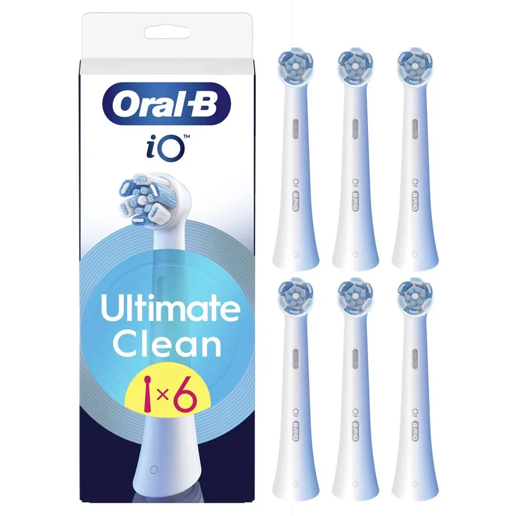 Oral-B iO Series Ultimate Cleaning tandborsthuvuden - Vita - 6-pack, bild 3