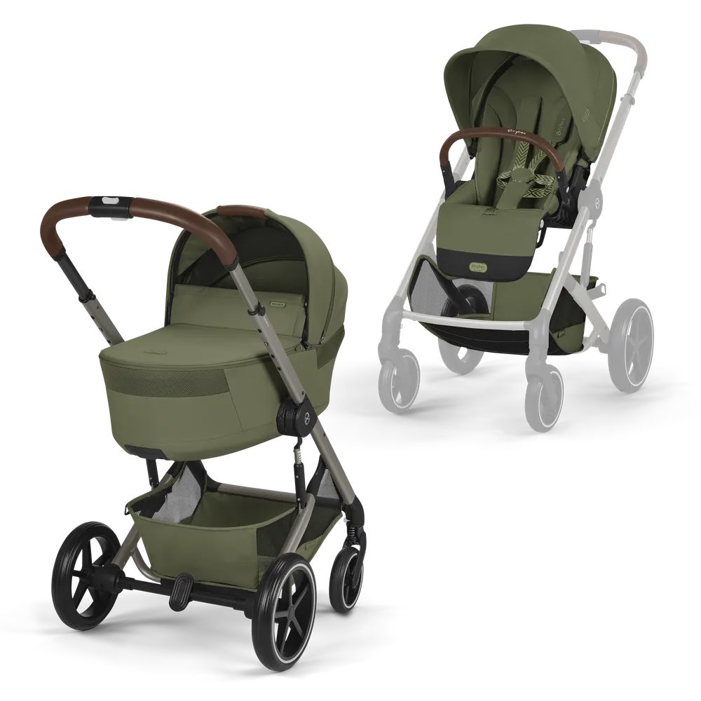 Cybex Balios S Lux Inkl. Hopfällbar Liggdel - Moss Green