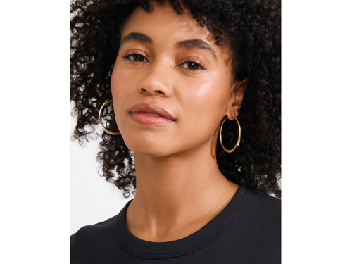 PILGRIM - PRESENCE Hoop Earrings - Gold-Plated - 45 mm, bild 2