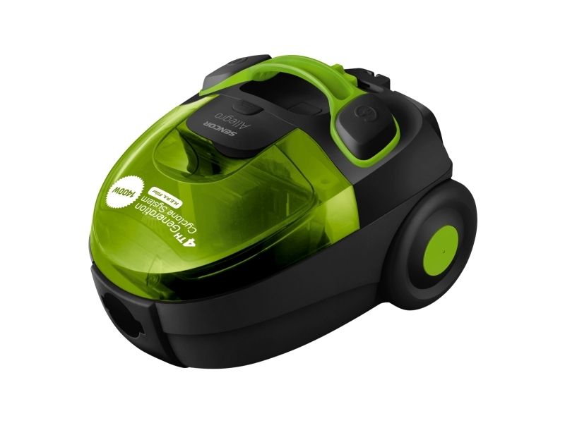 Sencor SVC 510GR, 1400 W, Cylinderdammsugare, Utan påse, 1,5 l, HEPA, Filtrering