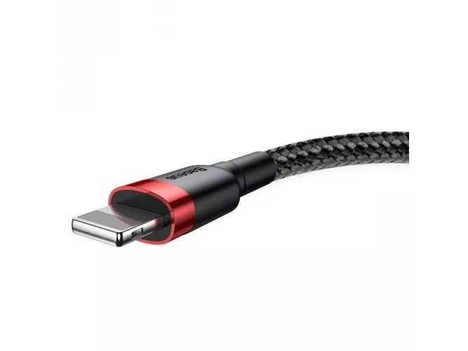 Baseus CALKLF-A19, 0,5 m, USB A, Lightning, Hanstik, Svart