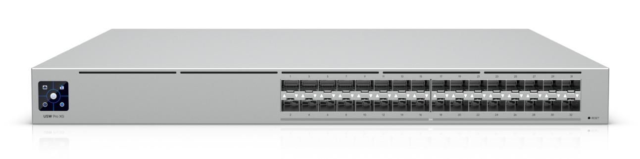Ubiquiti Networks UniFi Pro XG Aggregation, 32x25Gbe SFP28, Layer 3, 1.6 Tbps switchkapacitet, 1U rackmonterad, bild 2