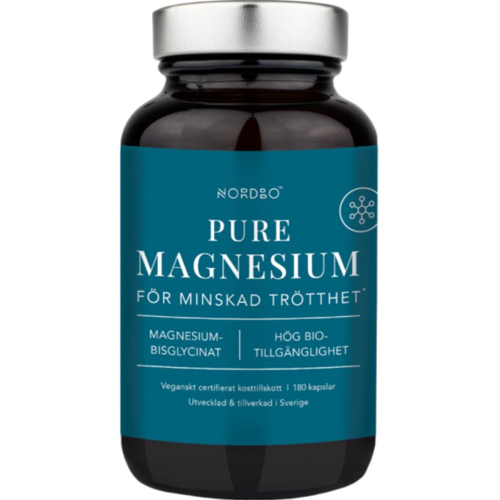 Nordbo Pure Magnesium, 180 kap 180 st