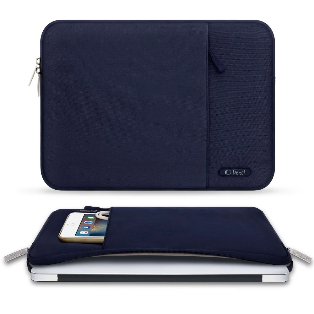 Tech-Protect Sleevy Laptopfodral 13–14 Tum – Mörkblå, bild 4