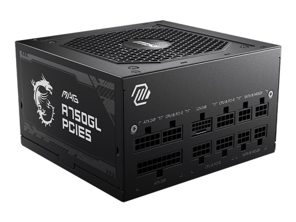 MSI MAG A750GL PCIE5 ATX 3.1 750W 80 PLUS Gold, bild 2