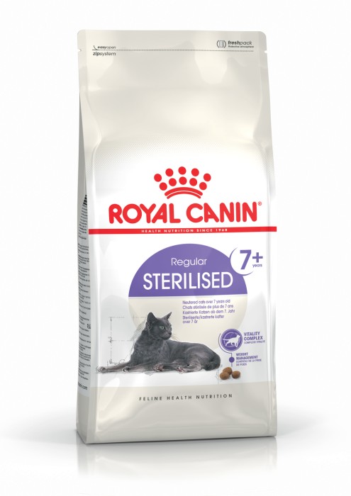 Royal Canin Sterilised 7+, Vuxen, Alla raser, Höns, 1,5 kg, Antioxidanter ingår