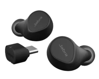 Jabra Evolve2 Buds MS USB-C True Wireless hörlurar och trådlös laddningsplatta