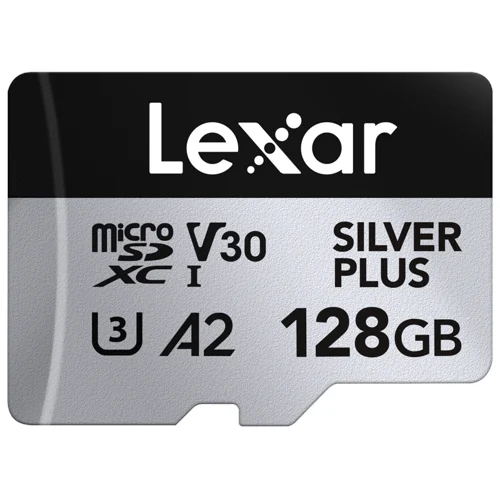 Lexar Professional Silver Plus 128 GB microSDXC minneskort