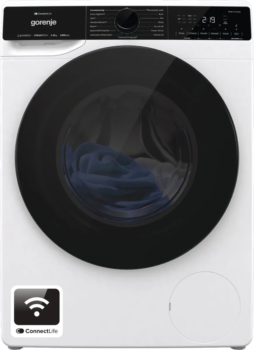 Gorenje - Tvättmaskin - frontmatad - 8 kg