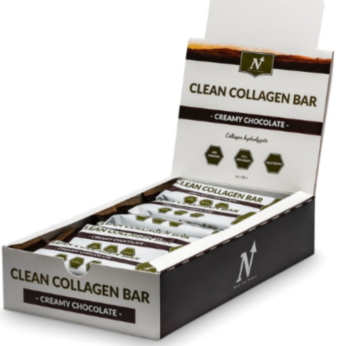 Nyttoteket Clean Collagen Bar Creamy Chocolate 12 st