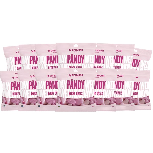 Pändy Candy, Berry Ovals, 14-pack