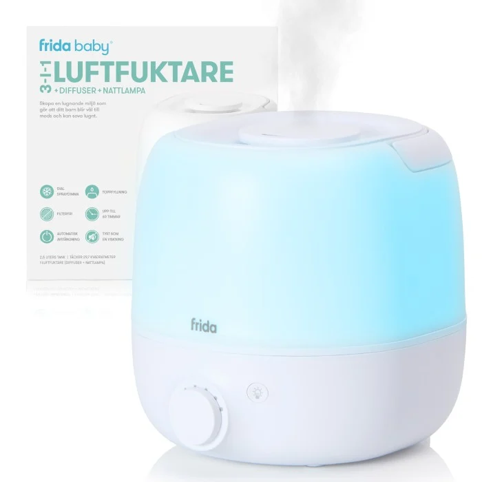 Frida Baby 3-i-1 Luftfuktare + diffuser + nattlampa