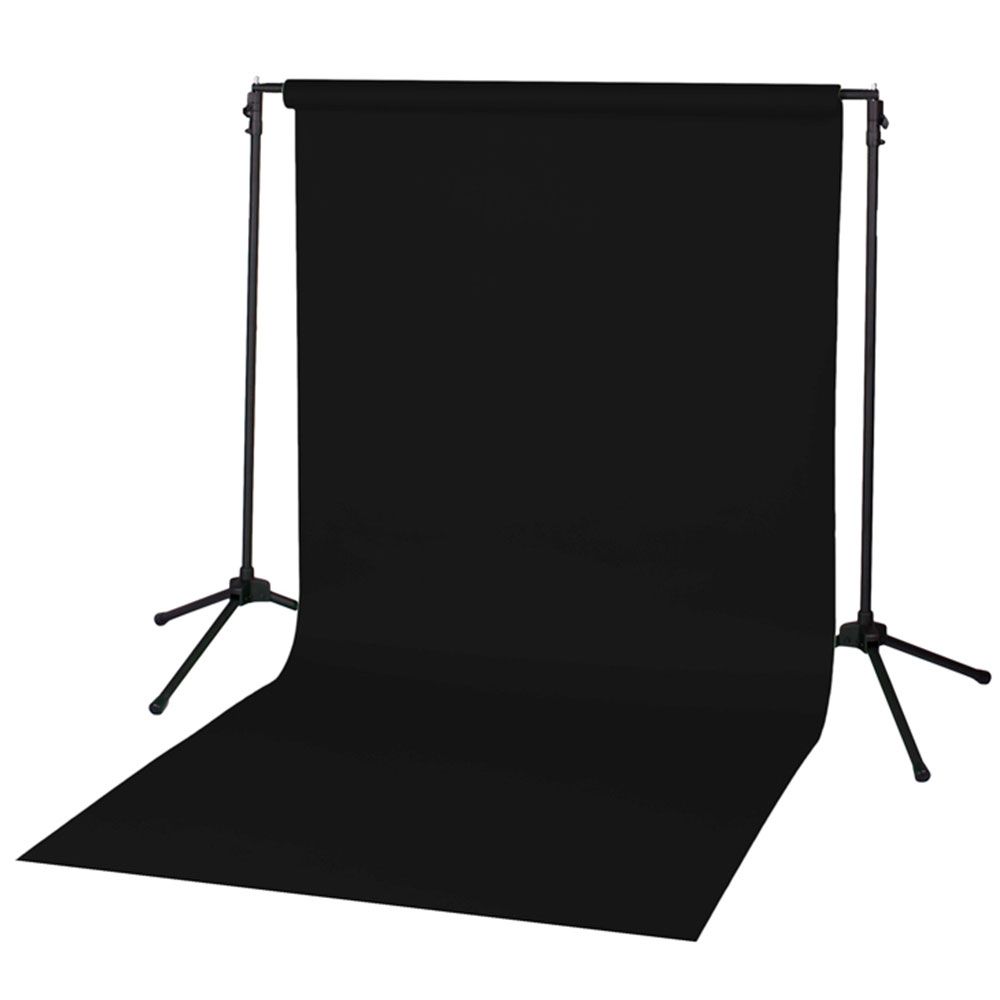 Caruba Backdrop Fabric Bakgrund 3x6m, svart