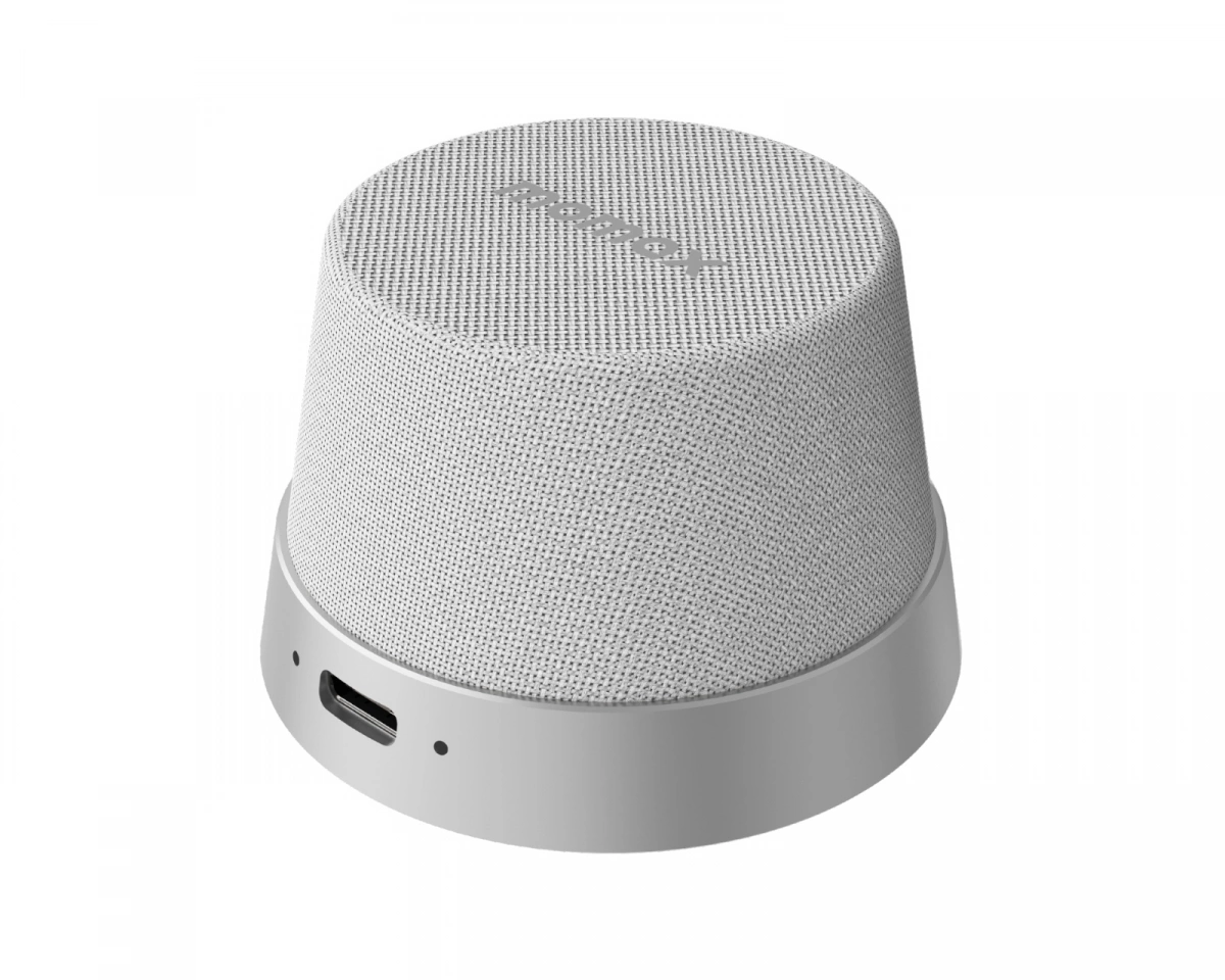 Momax 1-Vibe Go Magnetisk Trådlös Högtalare - Silver