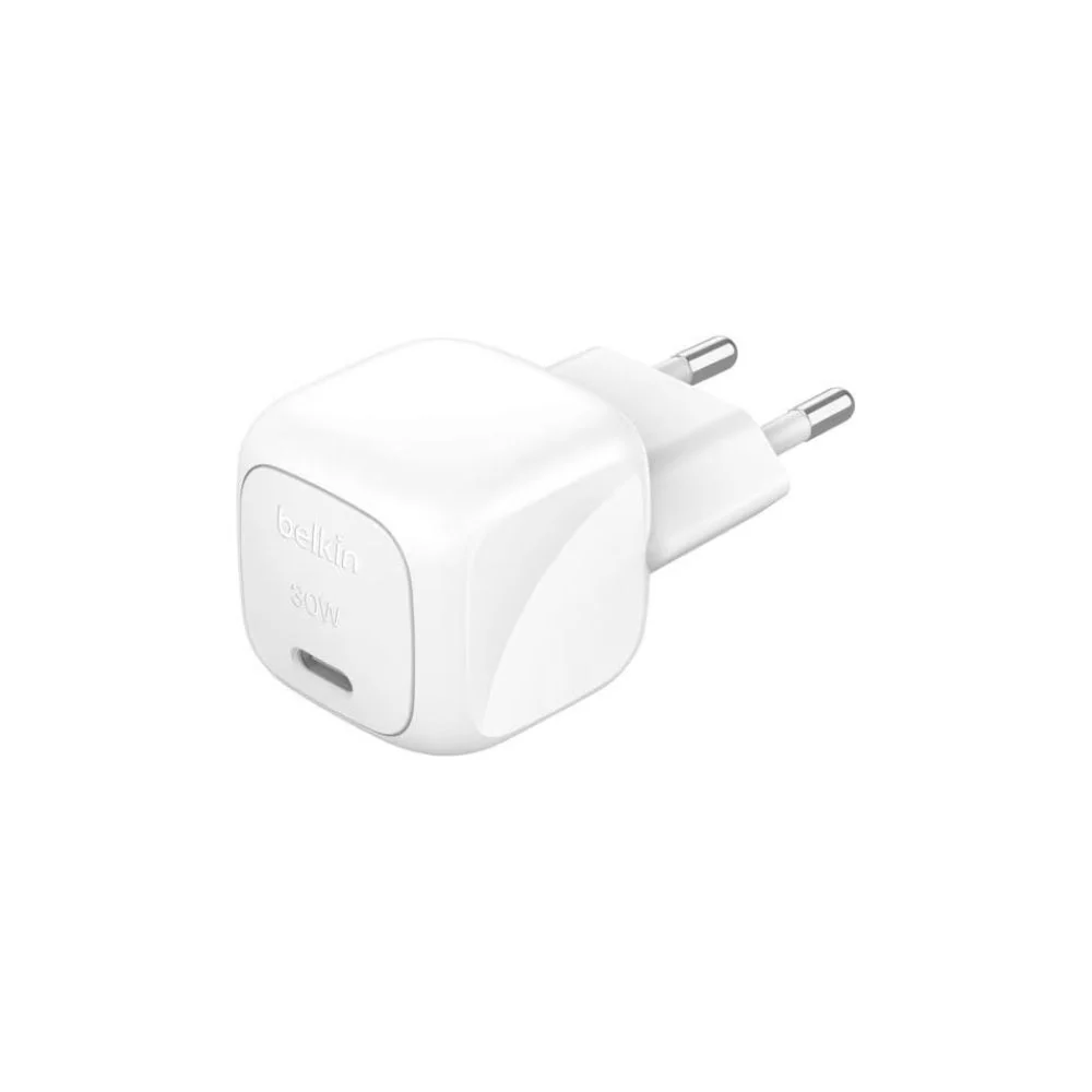 Belkin 30W USB-C PD väggladdare (vit)