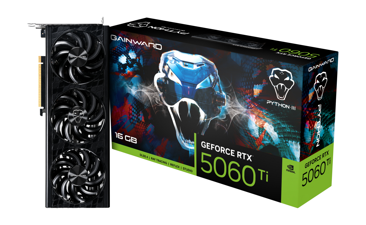 Gainward GeForce RTX 5060 Ti Python III 16 GB GDDR7, HDMI/3xDP, bild 2