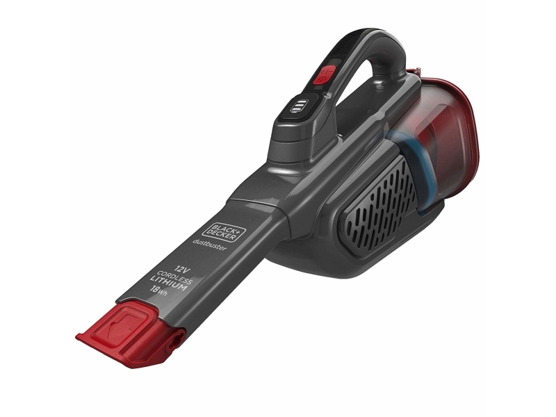Black & Decker BHHV315J-QW, Torr, Filtrering, Utan påse, Svart, Röd, 0,7 l, Batteri