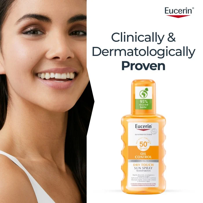Eucerin Sun Spray Transparent SPF50+ 200 ml, bild 3